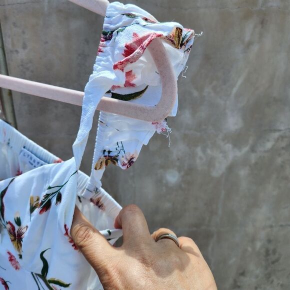 Flynn skye bardot dress white floral - Picture 4 of 10